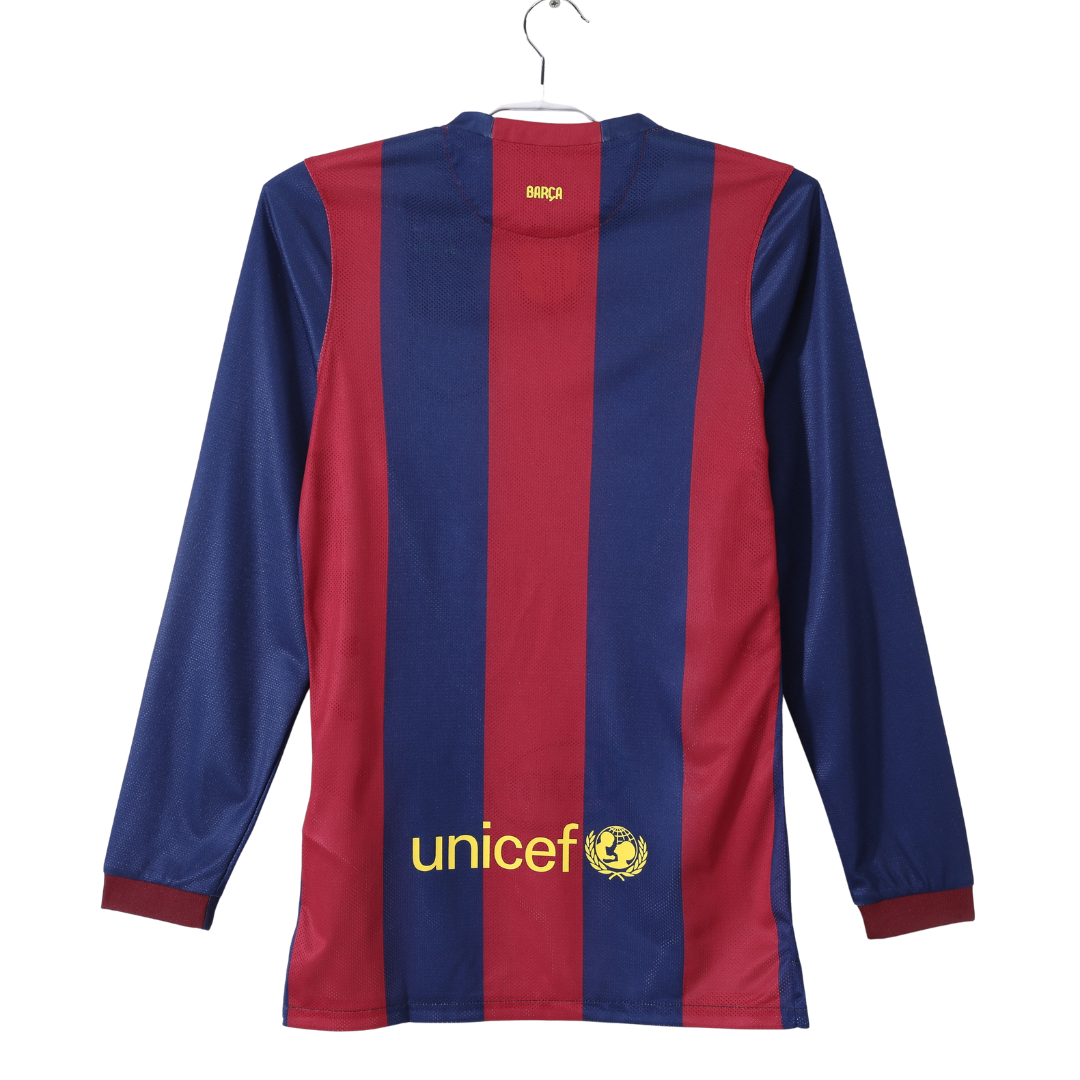 Camisa Retrô Barcelona Manga Longa 2014/15 l