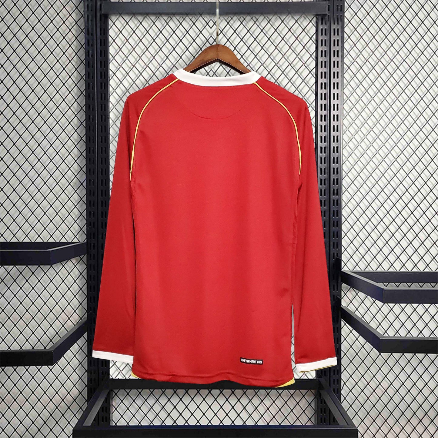 Camisa Manchester United Home 2006 - Versão Retrô Manga Longa