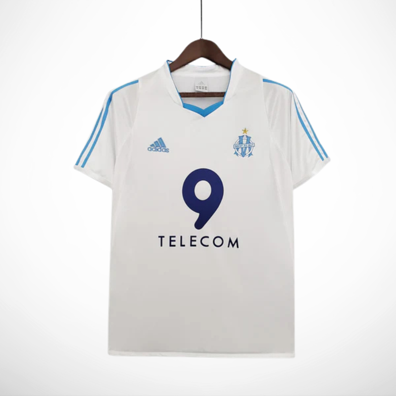 Camisa Olympique de Marseille Titular 02/03 - Versão Retrô