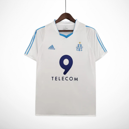 Camisa Olympique de Marseille Titular 02/03 - Versão Retrô