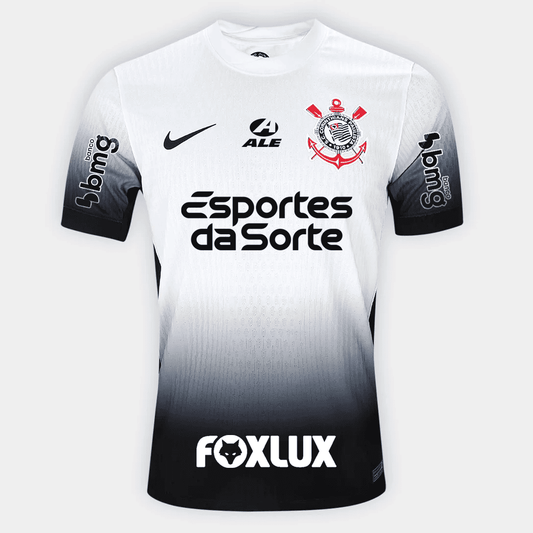 Camisa Corinthians 2024/25 I Jogador Com Patrocínios
