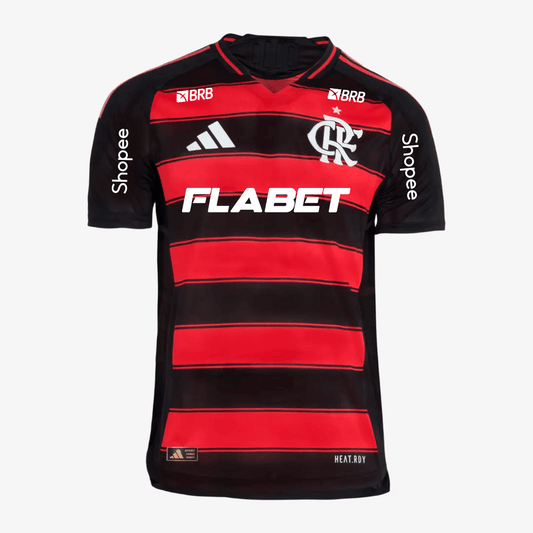 Camisa Flamengo 2025/26 I Jogador Com Patrocínios