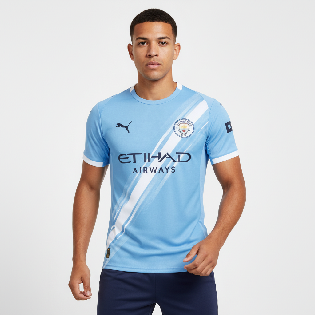 Camisa Manchester City l 25/26 Torcedor Masculina