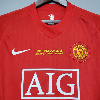 Camisa Retrô Manchester United 2007/08 I
