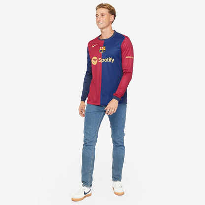 Camisa FC Barcelona 2024/25 Torcedor Manga Longa