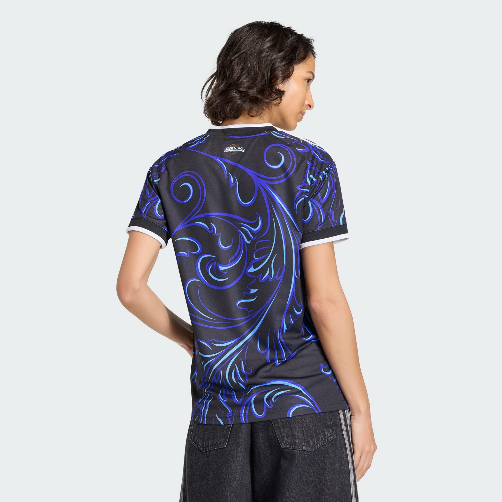 Camisa_II_Selecao_Argentina_26_Preto_KB0639_23_hover_model - Ride Up Sports