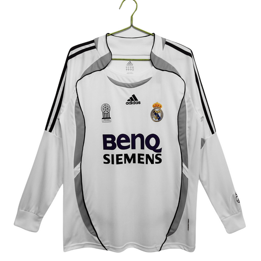 Camisa Retrô Real Madrid Manga Longa 2006/07 l