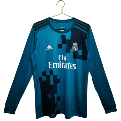Camisa Retrô Real Madrid Manga Longa 2017/18 lll