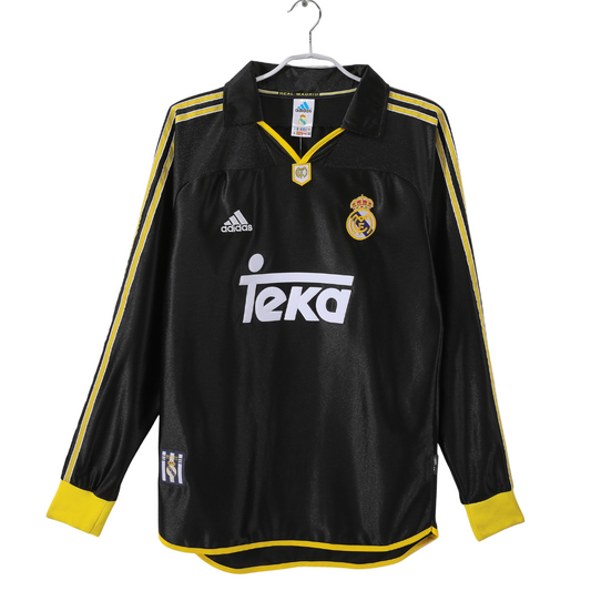 Camisa Retrô Real Madrid Manga Longa 1999/01 ll
