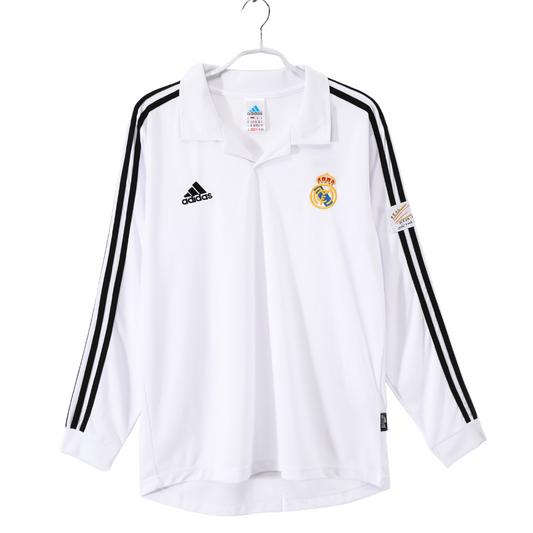 Camisa Retrô Real Madrid Manga Longa 2002/03 l