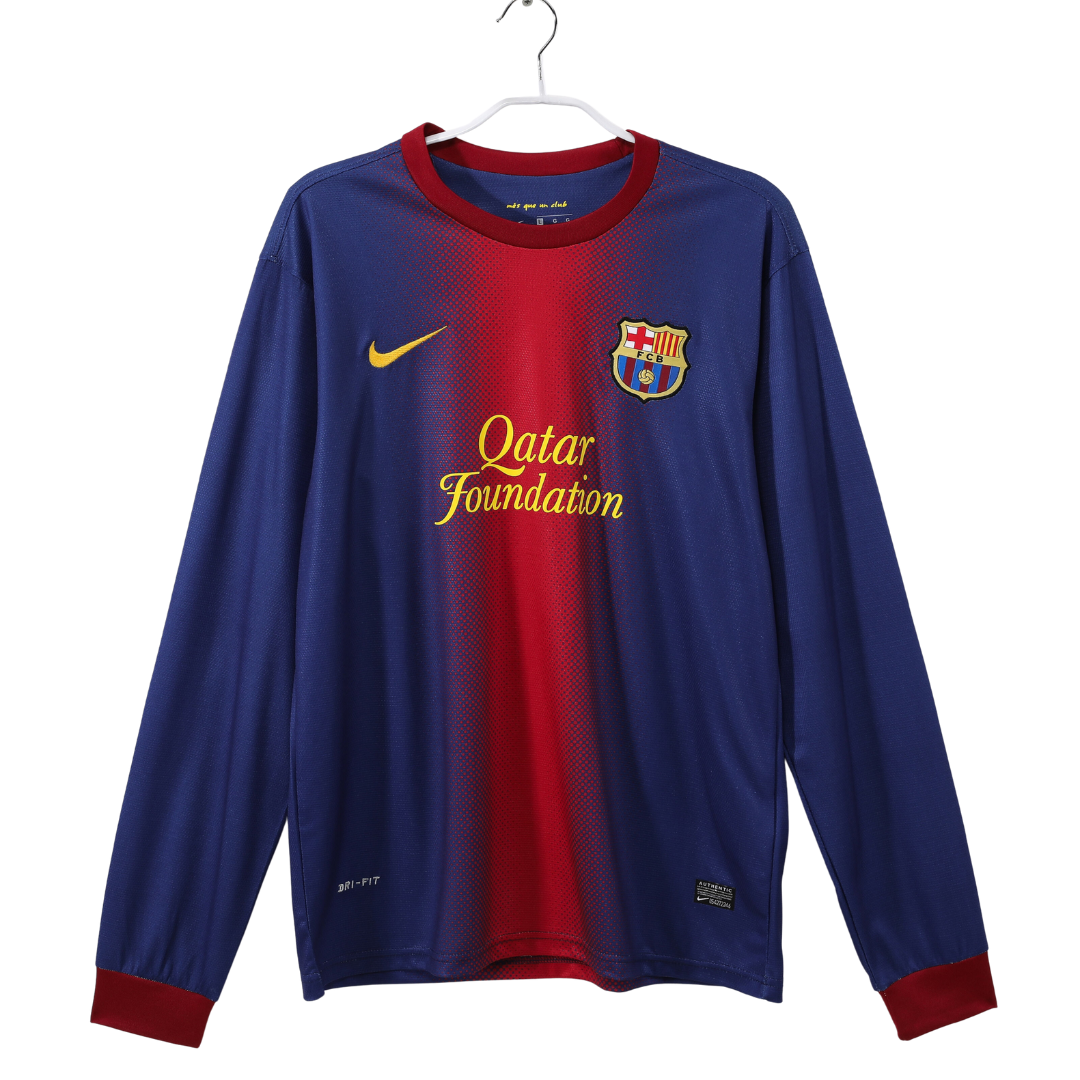 Camisa Retrô Barcelona Manga Longa 2012/13 l