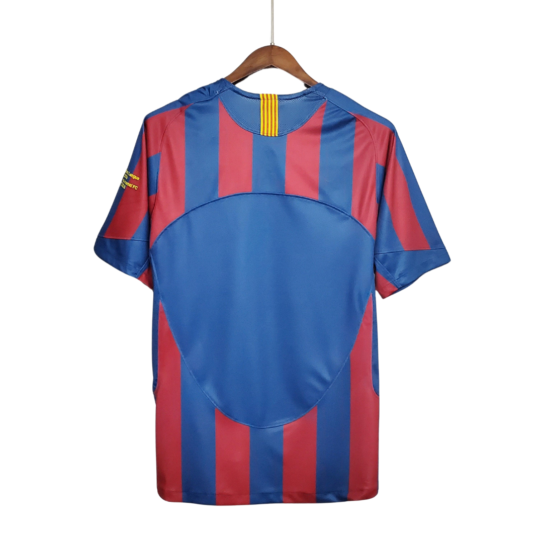 Camisa Retrô FC Barcelona 2005/06 I Champions League Edition
