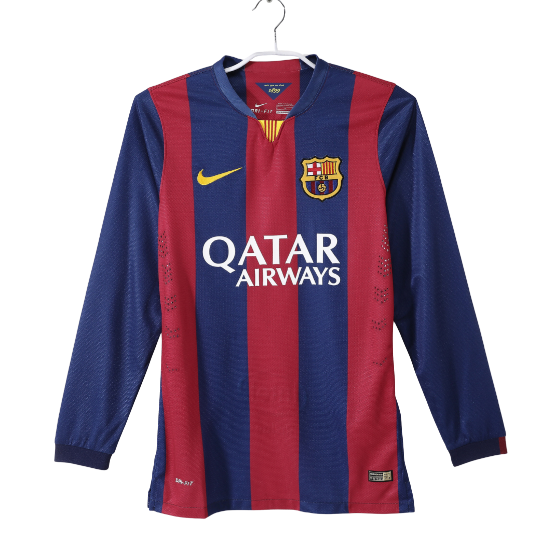 Camisa Retrô Barcelona Manga Longa 2014/15 l