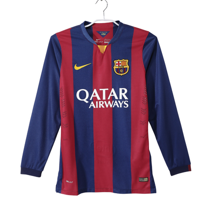 Camisa Retrô Barcelona Manga Longa 2014/15 l
