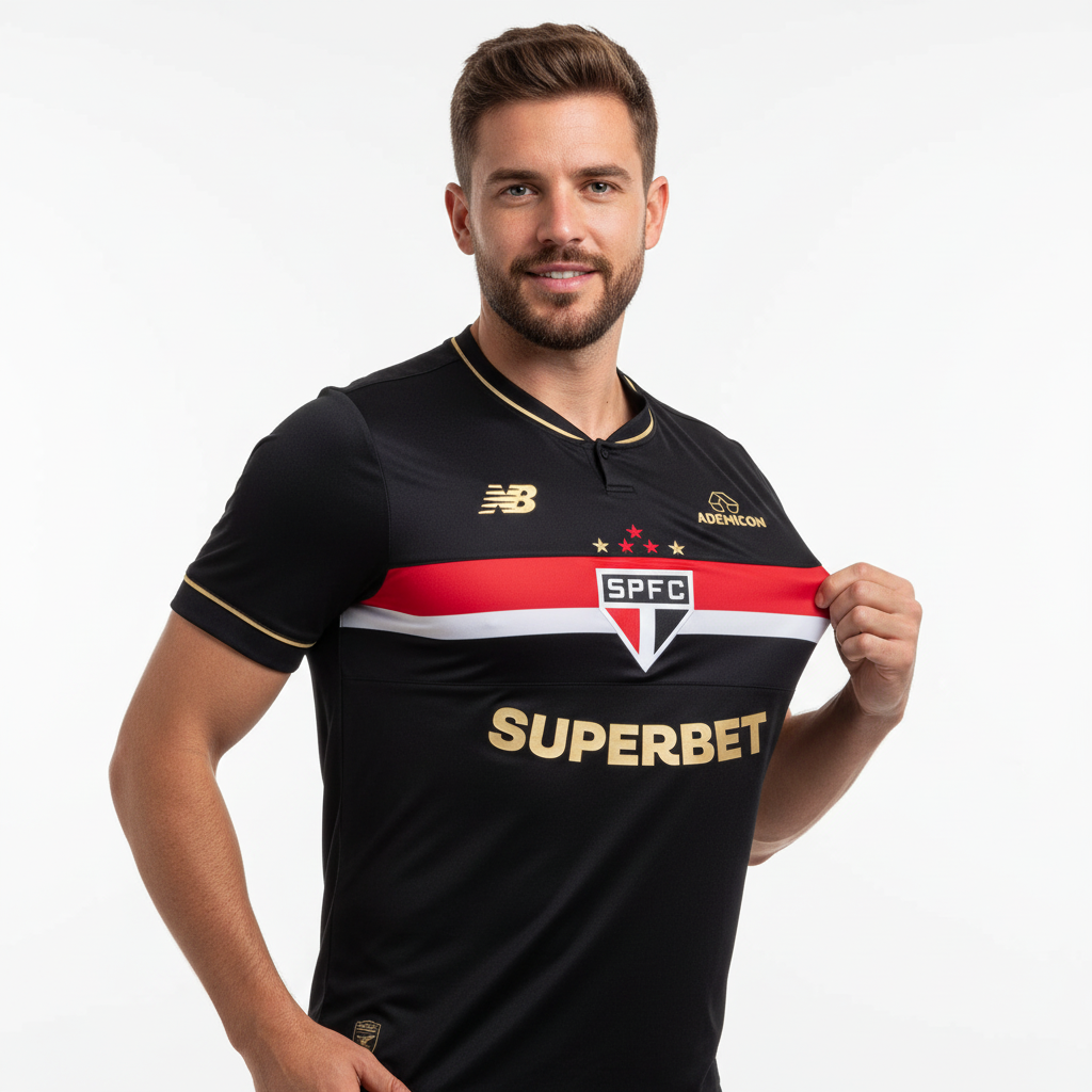 Camisa São Paulo lll 25/26 Torcedor Masculina