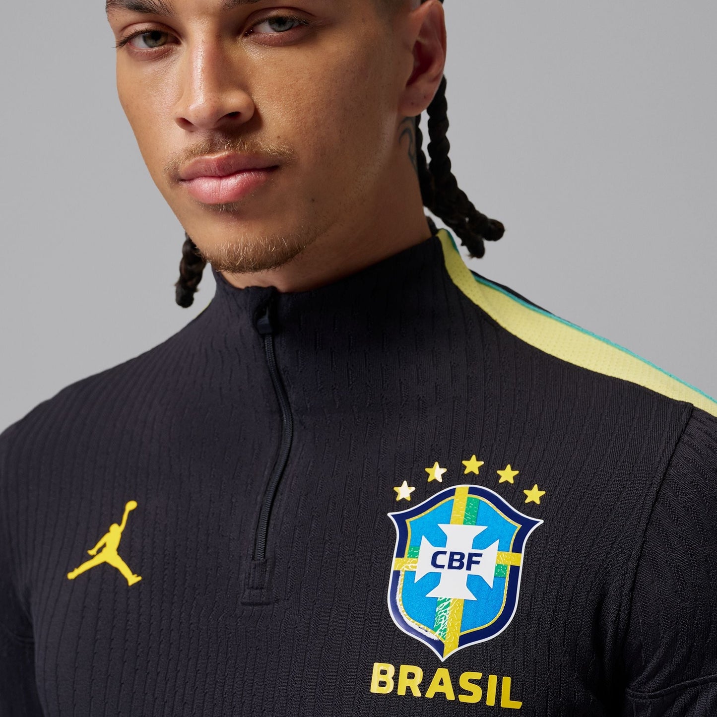 Conjunto de Treino Brasil 2026/27 Preto Masculina
